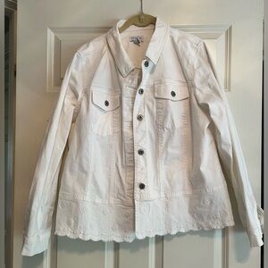 White Jean Jacket
